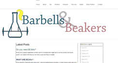 Desktop Screenshot of barbellsandbeakers.com